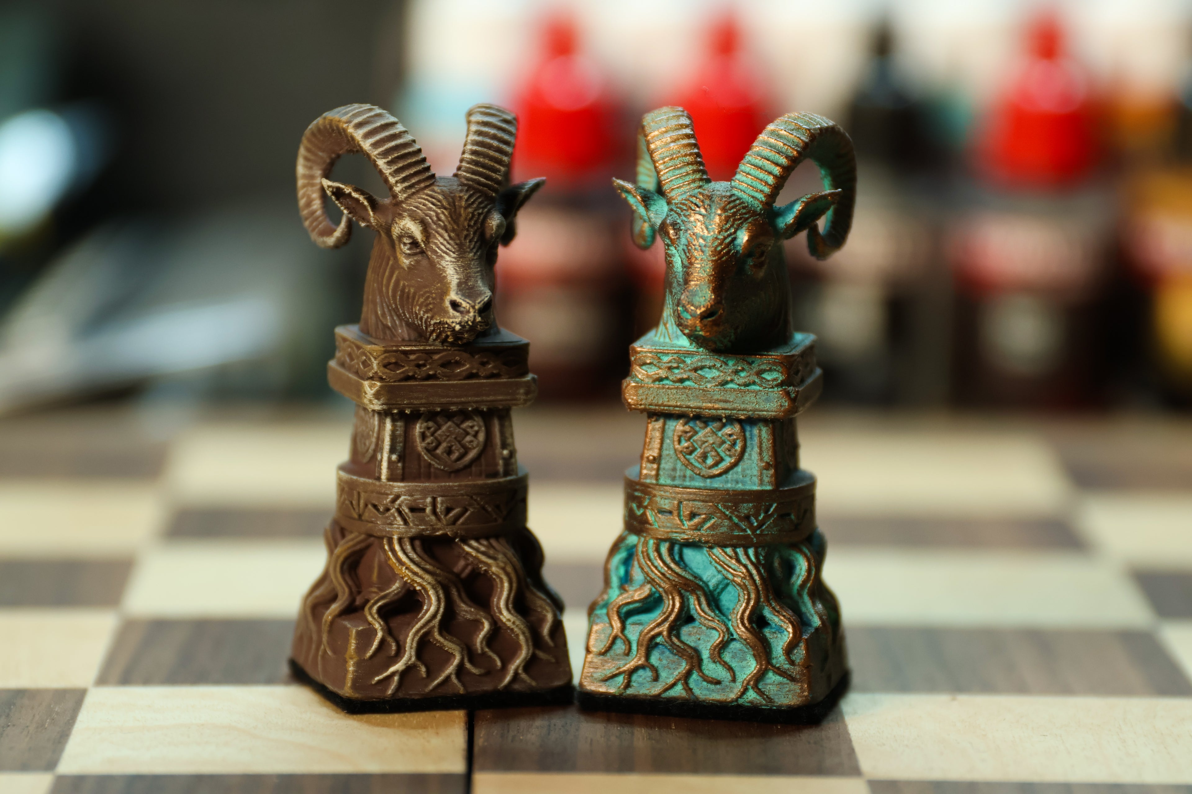 Viking Chess Set (No Board Included) Full Chess Game