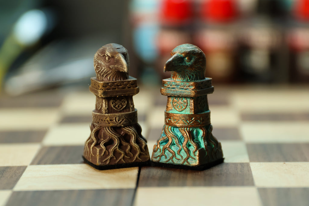 Viking Chess Set (No Board Included) Full Chess Game