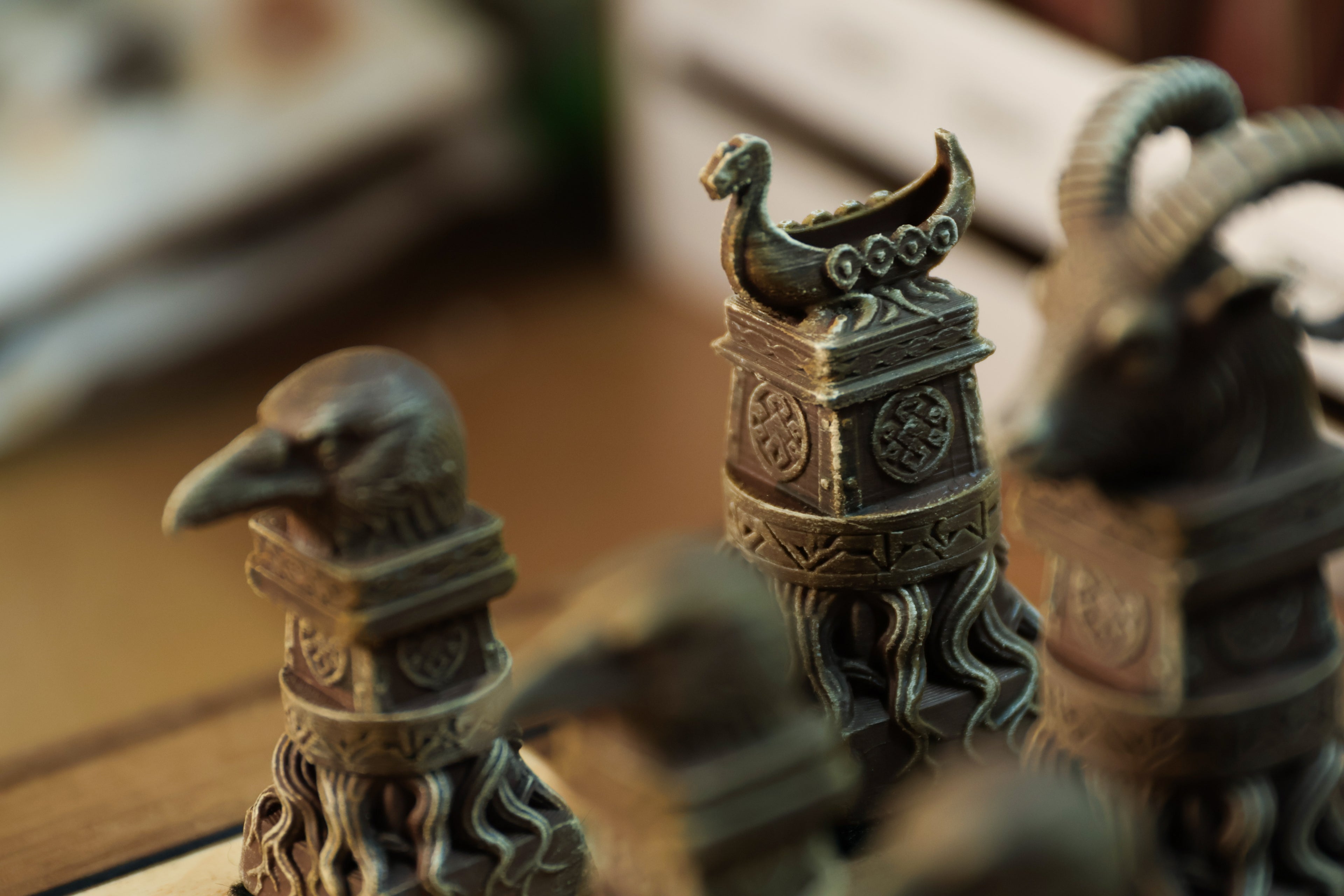 Viking Chess Set (No Board Included) Full Chess Game
