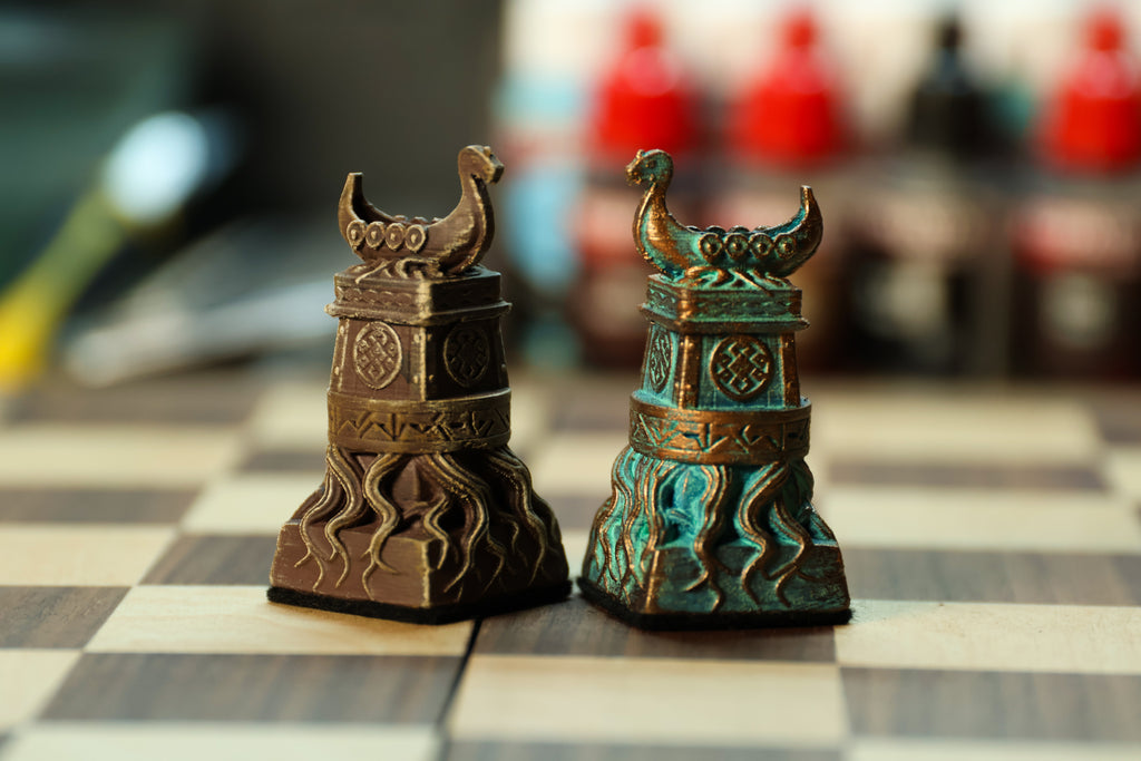Viking Chess Set (No Board Included) Full Chess Game