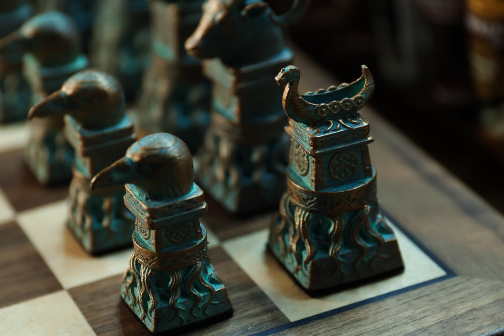 Viking Chess Set (No Board Included) Full Chess Game