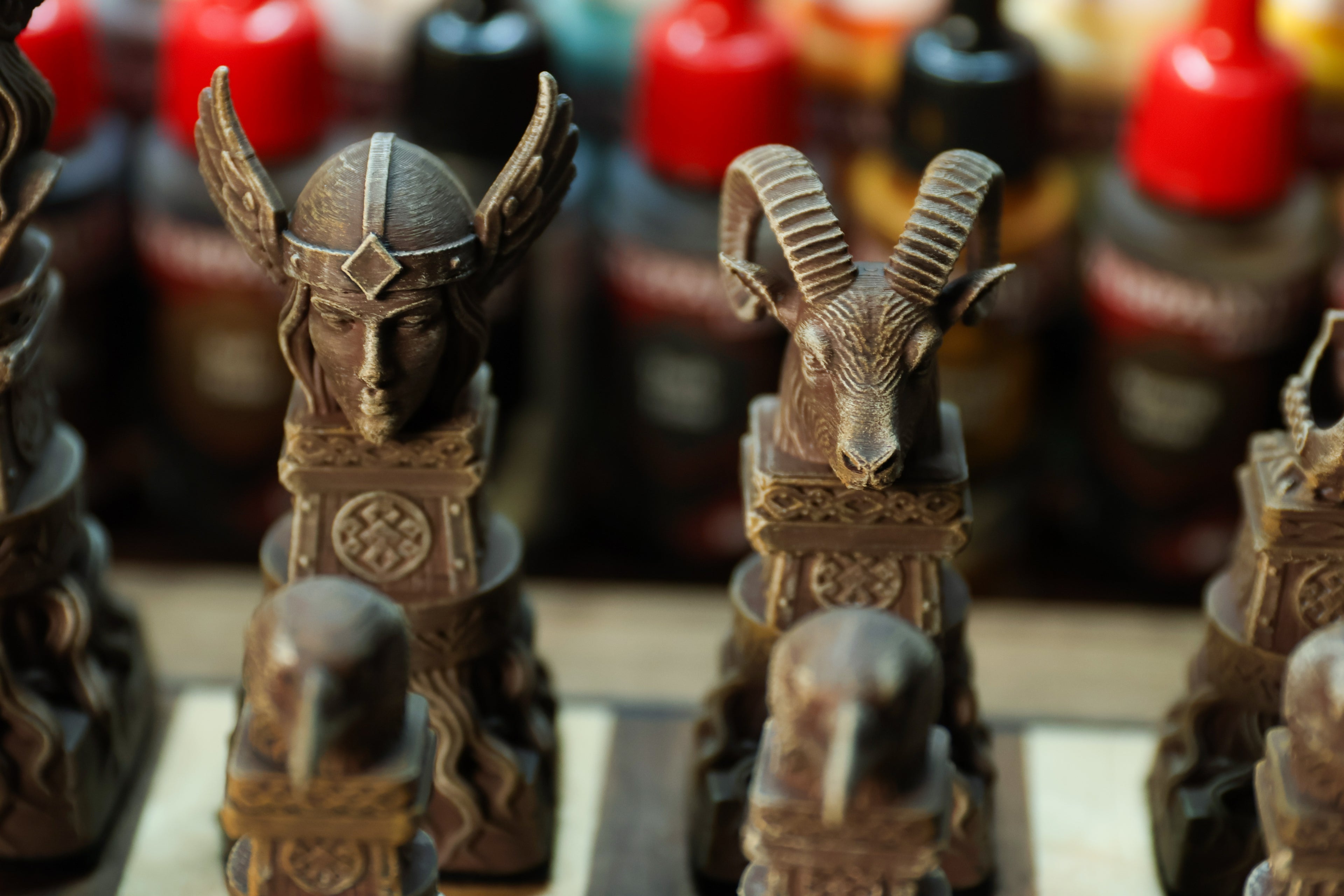 Viking Chess Set (No Board Included) Full Chess Game
